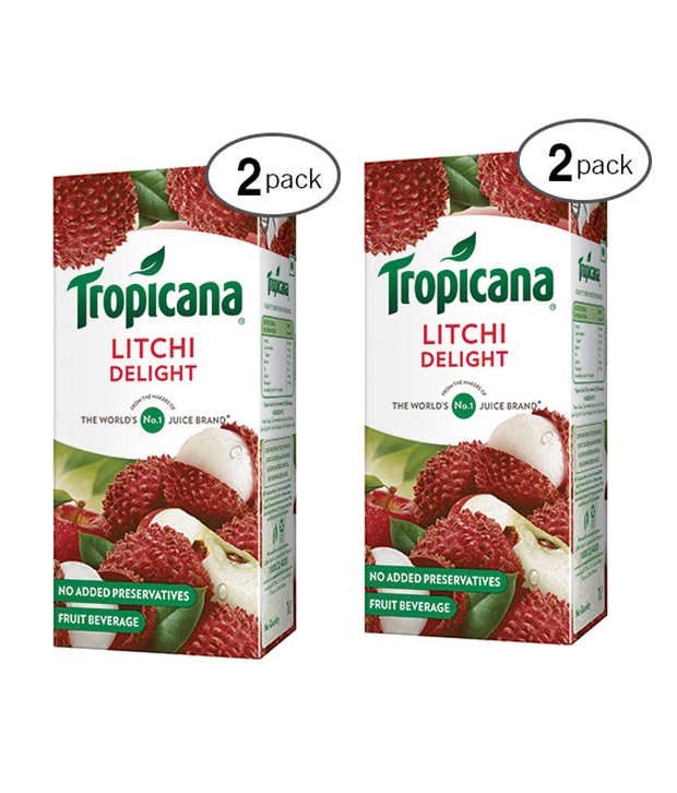 Tropicana Litchi Delight Juice - Pack of 2
